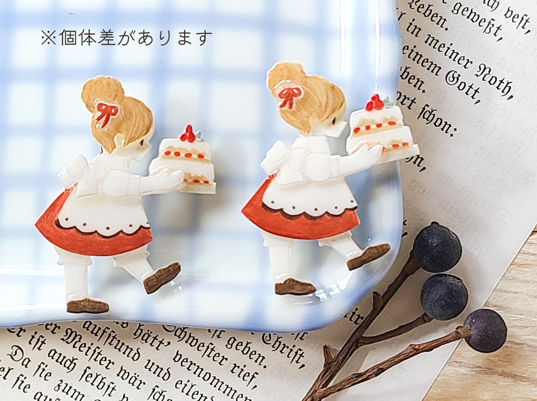 おやつにしましょうブローチ３人セット | 8枚目